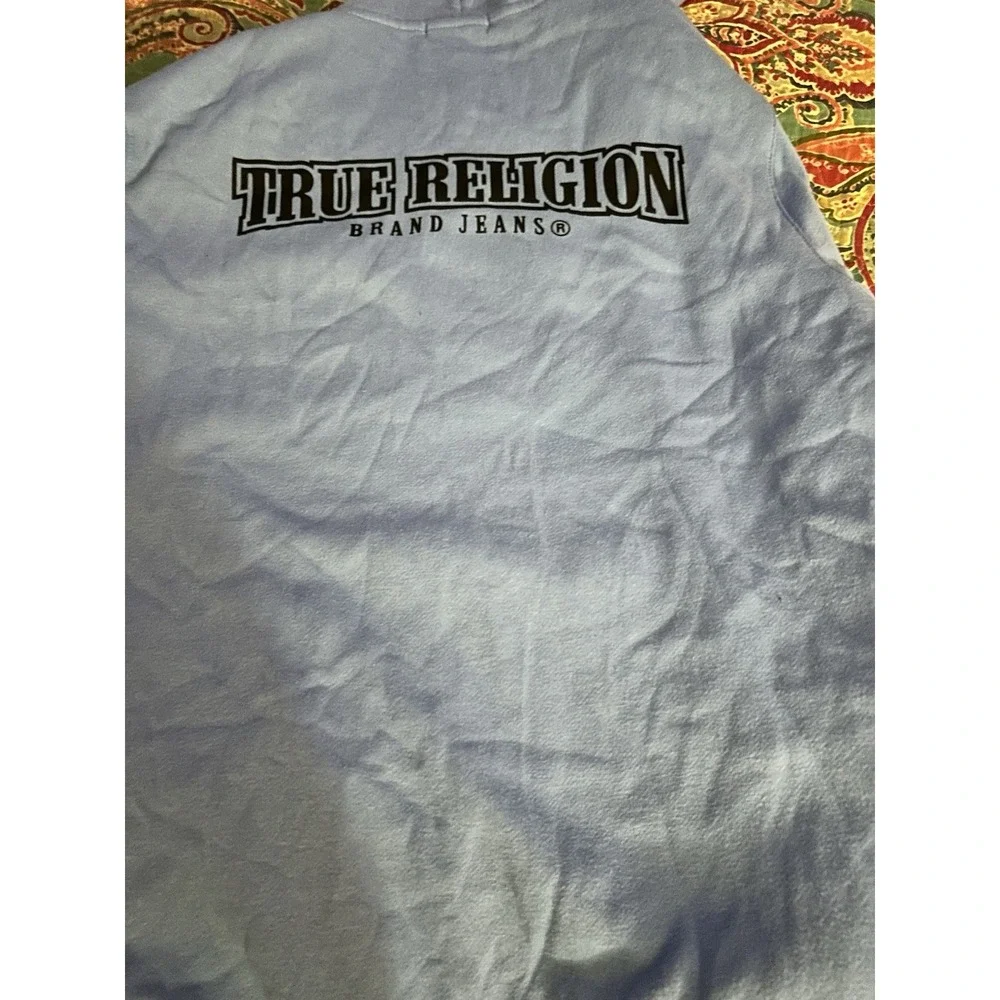 True Religion Hoodie Sweatshirt Navy Blue‎ - Size Large- New